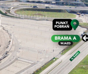Mobilny punkt badań na obecność koronawirusa na Stadionie Wrocław