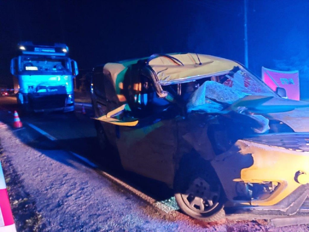 Śmierć na DK 73 w Brniu. Zginął 35-letni mężczyzna, kierowca miał 2,7 promila