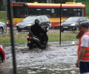 Ulewa nad Warszawą