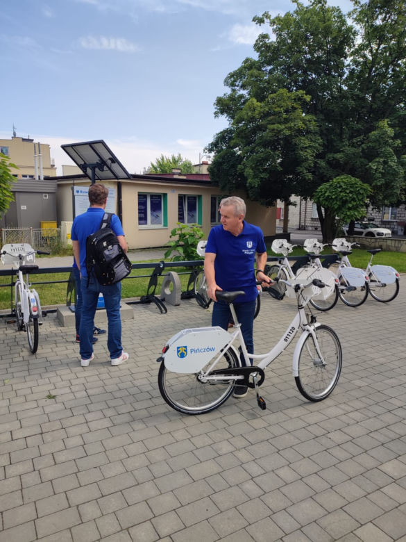 Pińczowski Rower już działa. Włodarze testowali jednoślady