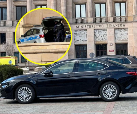 Tragedia w Ministerstwie Finansów. Ochroniarz z raną postrzałową