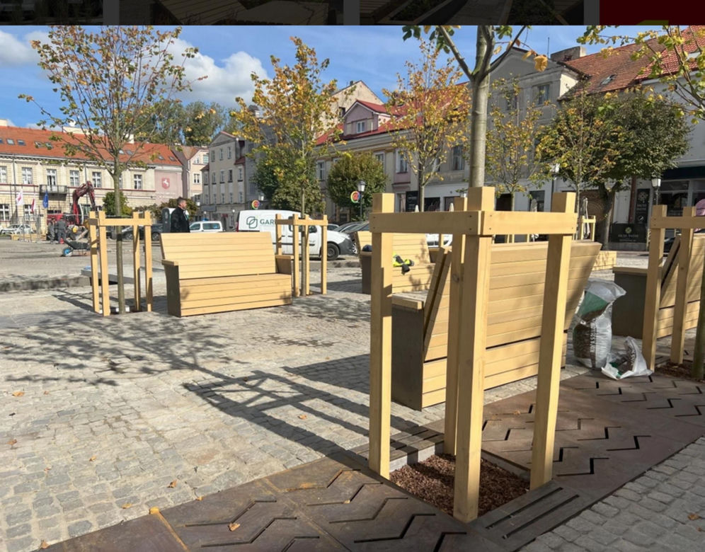 Przebudowa placu Wolności zakończona.