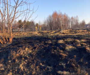 Pożar trawy w Zaczarniu. Nie żyje mężczyzna