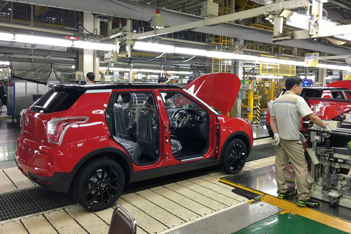 Fabryka samochodów SsangYong w Pyeongtaek