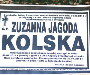 Zuzię pochowają w rodzinnym grobowcu