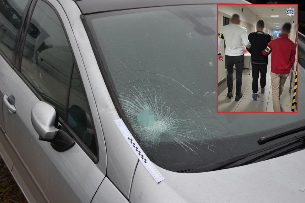 Drogowy bandyta celowo wjeżdżał wjeżdżał w ludzi na chodniku! Wcześniej wrzeszczał na pieszych