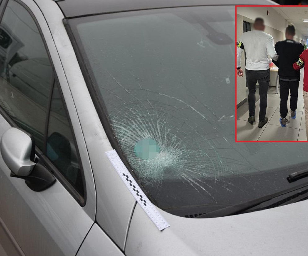 Drogowy bandyta celowo wjeżdżał wjeżdżał w ludzi na chodniku! Wcześniej wrzeszczał na pieszych