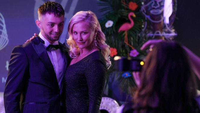 Barwy szczęścia odc. 3284. Justyna (Sylwia Juszczak-Krawczyk), Mirek (Oliwier Kozłowski)