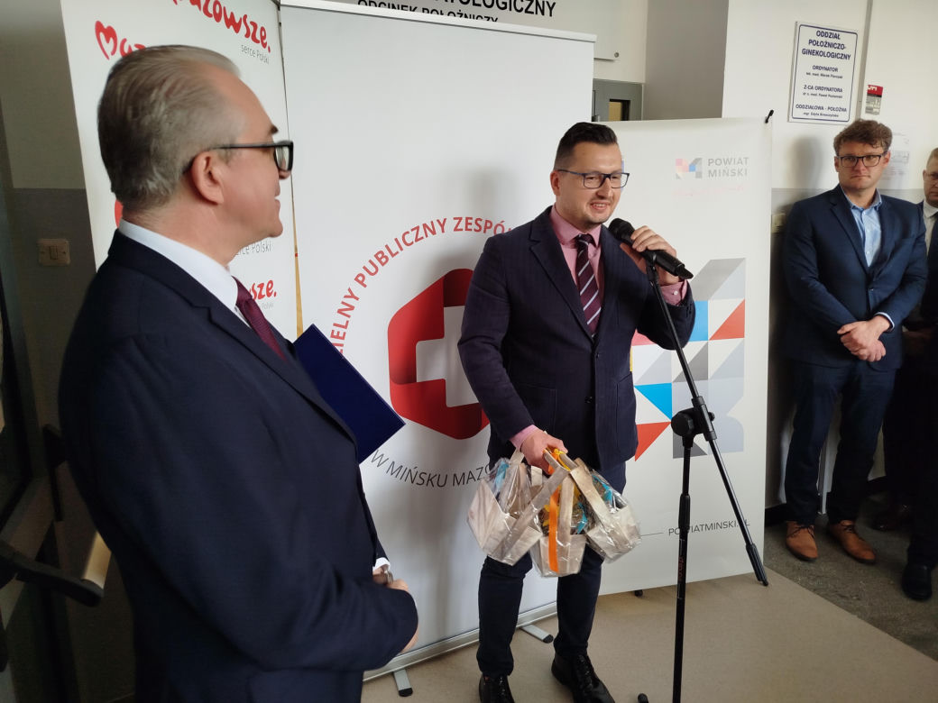 Odnowiony oddział noworodkowy wraz z częścią położniczą w mińskim szpitalu zapewni ciężarnym, rodzącym i maluchom nowoczesne warunki