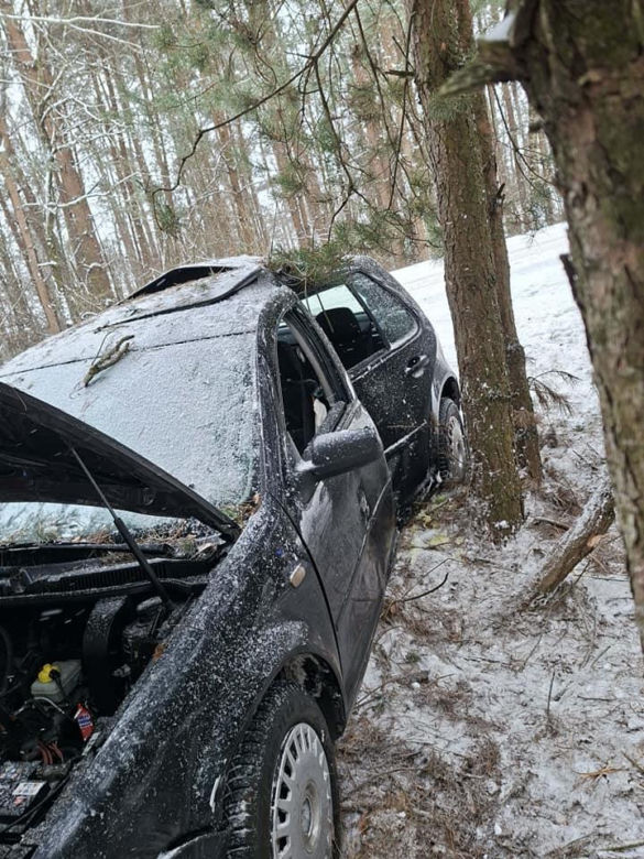 Wypadek na terenie gminy Adamów