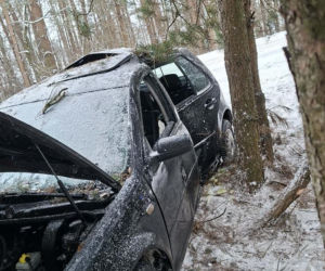 Wypadek na terenie gminy Adamów