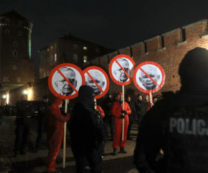 Jarosław Kaczyński na Wawelu