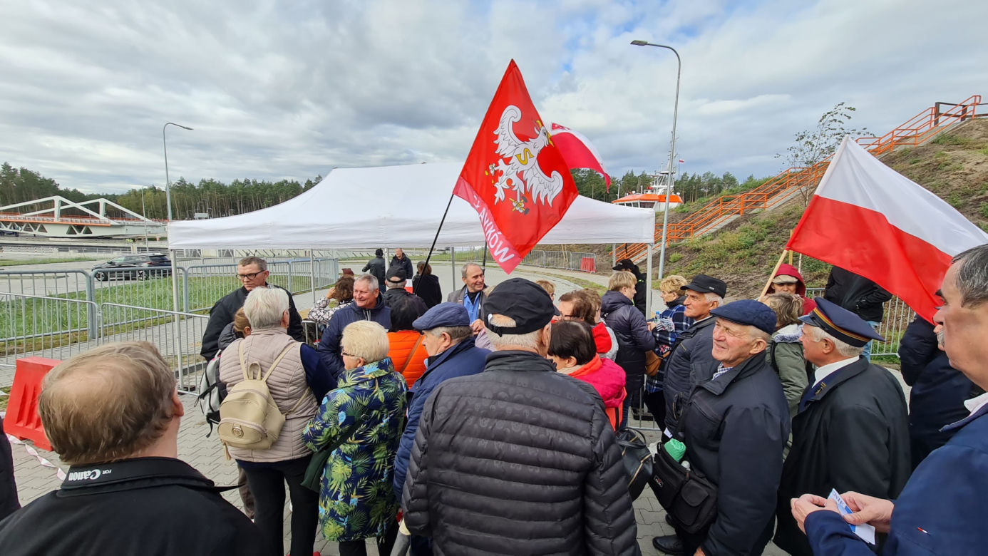 Otwarcie kanału żeglugowego przez Mierzeję Wiślaną