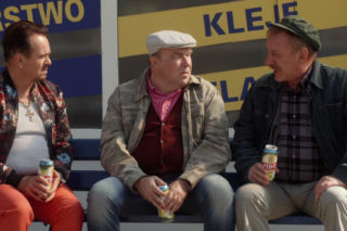 Ranczo 10 odc. 118. Pietrek (Piotr Pręgowski), Hadziuk (Bogdan Kalus), Solejuk (Sylwester Maciejewski)