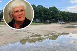 Jezioro na Mazurach wysycha. Nad wsią krąży fatum? [Zdjęcia]