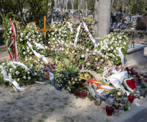 Tak wygląda teraz grób Edwarda Linde-Lubaszenko