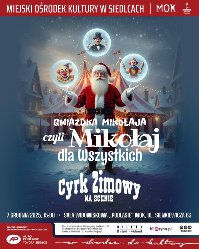 Gwiazdka Mikołaja 2025 w Siedlcach