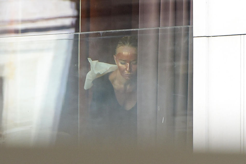 Joanna Przetakiewicz w złotej masce