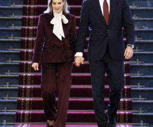 Marta Nawrocka w garniturach