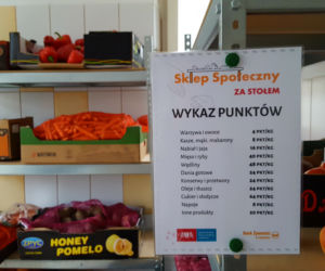 Na podstawie bonu z punktami można robić w sklepie zakupy.