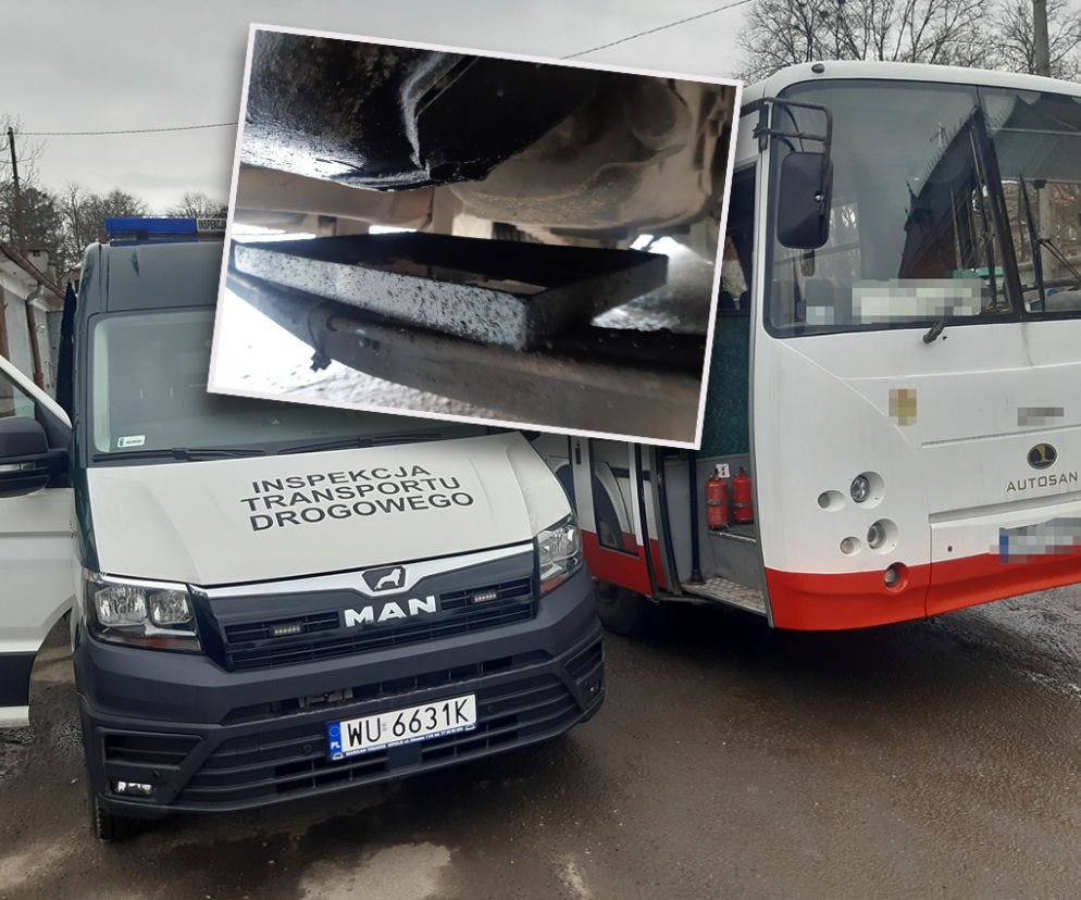 Pojemnik pod silnikiem zatrzymywał wyciekający olej