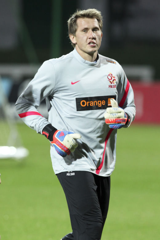 Tomasz Kuszczak z ukochaną