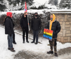 „LGBT to ludzie - uliczny protest w Tarnowie