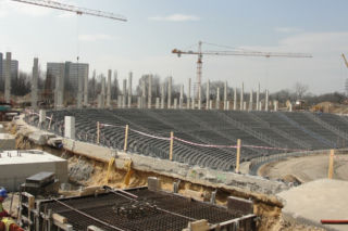 Stadion Śląski w Chorzowie – pięć miesięcy po rozpoczęciu prac modernizacyjnych