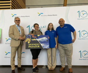 Milionowy pasażer! Port lotniczy Olsztyn-Mazury świętuje