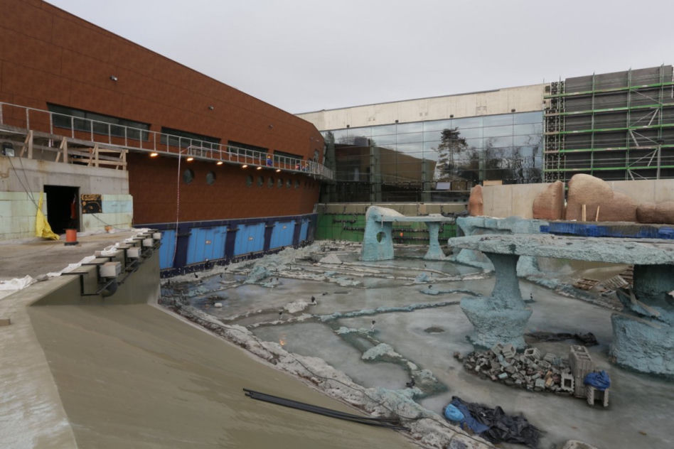 Afrykarium we Wrocławiu. Zewnętrzny basen 