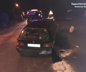 Pijany kierowca BMW złamał wszystkie możliwe przepisy. Ucieczkę przed policją zakończył na płocie