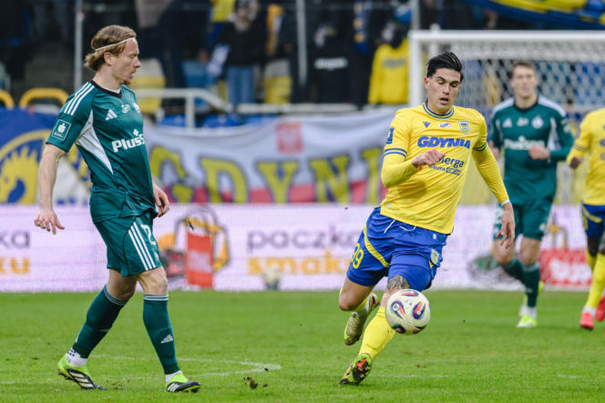 Arka Gdynia - Legia Warszawa: Zdjęcia z boiska