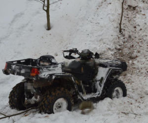 44- latek został przygnieciony przez quada. Policja wyjaśnia okoliczności zdarzenia