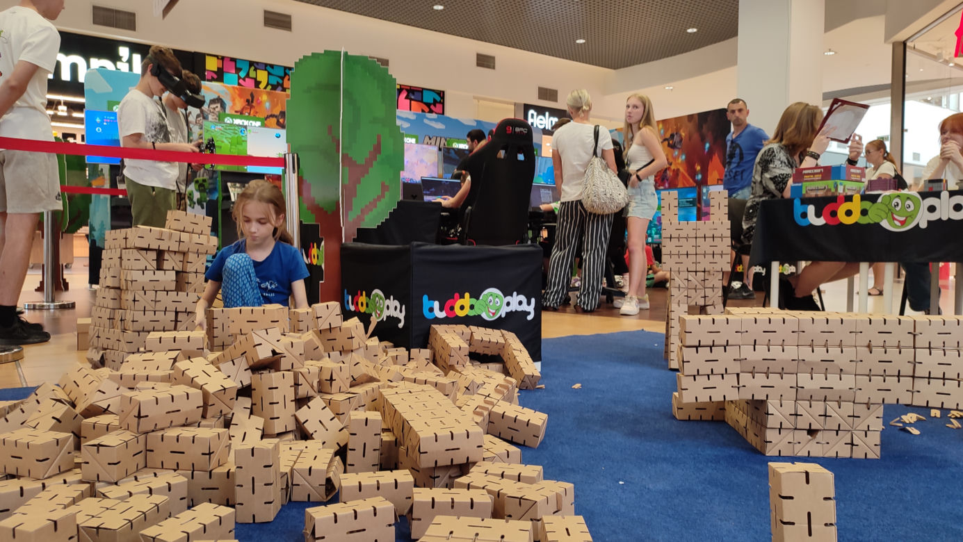 Minecraft w Galerii Leszno