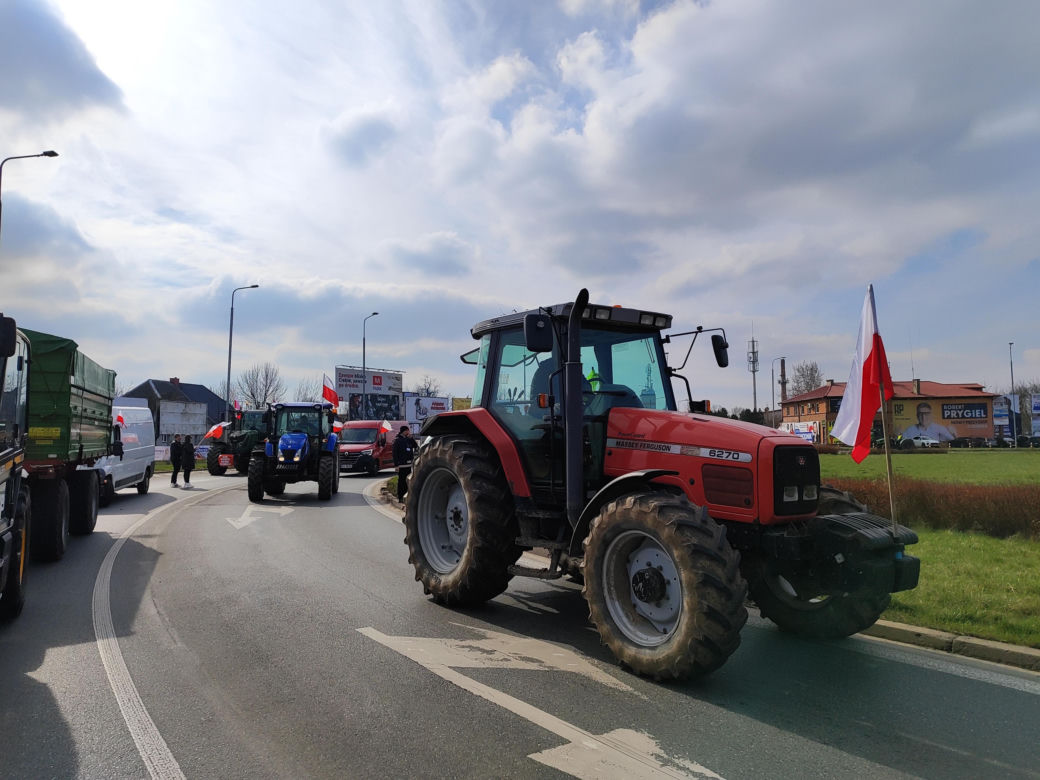 Protest rolników w Radomiu 20 marca