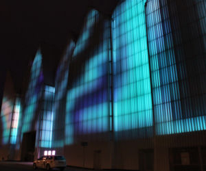 Pokaz iluminacji Filharmonii w Szczecinie z okazji Święta Muzyki