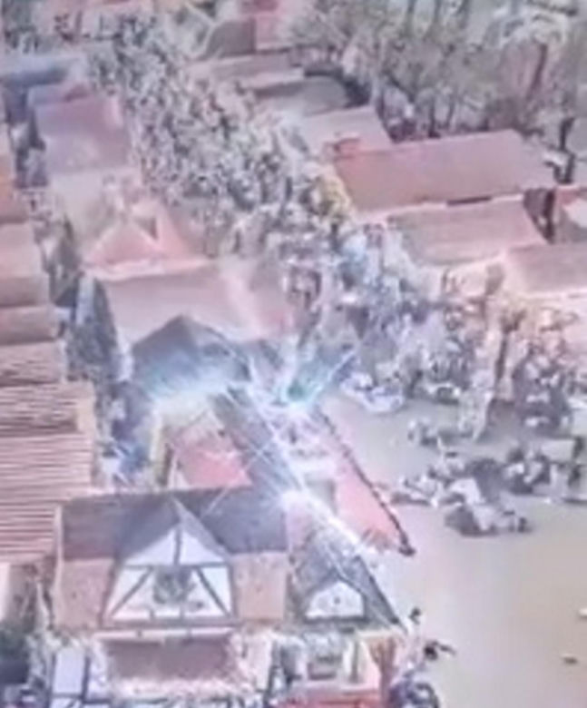 Horror na jarmarku. Samochód wjechał w tłum ludzi