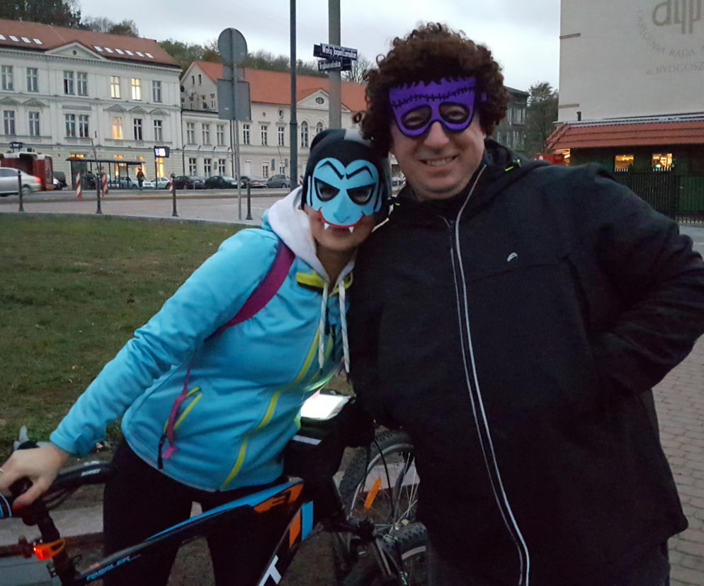 Bydgoska Masa Krytyczna zorganizowała przejażdżkę w klimacie Halloween