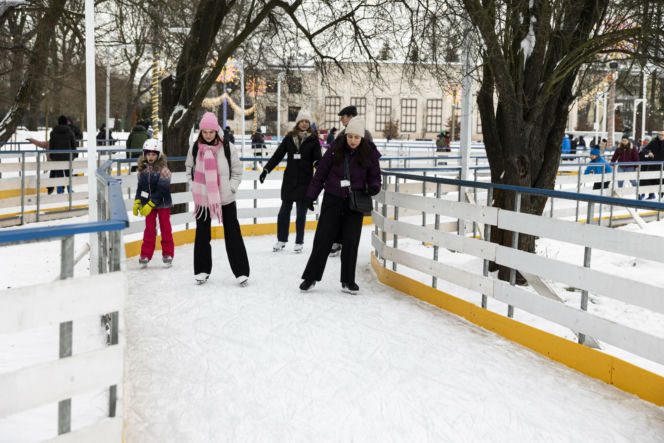 Lodowisko w Parku Jordana w Krakowie