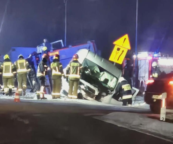 Wypadek na DK-2 w Chromnej