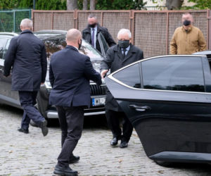 TAK Kaczyński ryzykował zarażenie koronawirusem