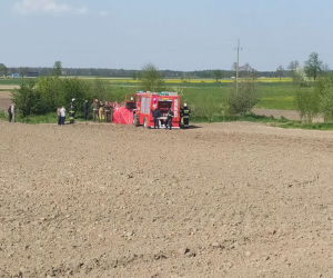 Utonął w traktorze we własnym stawie
