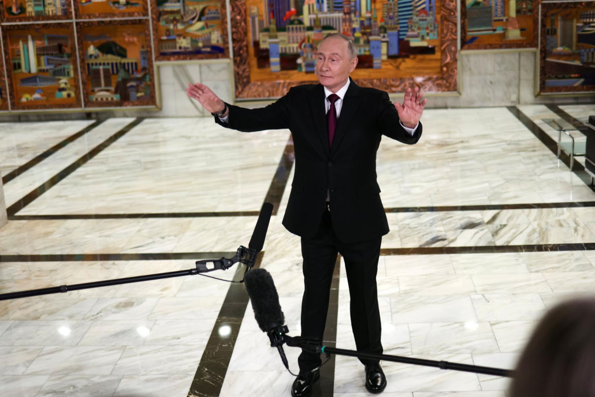 Prezydent Rosji Putin spotyka się ze specjalnym wysłannikiem USA Witkoffem na Kremlu
