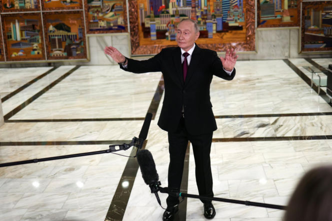 Prezydent Rosji Putin spotyka się ze specjalnym wysłannikiem USA Witkoffem na Kremlu