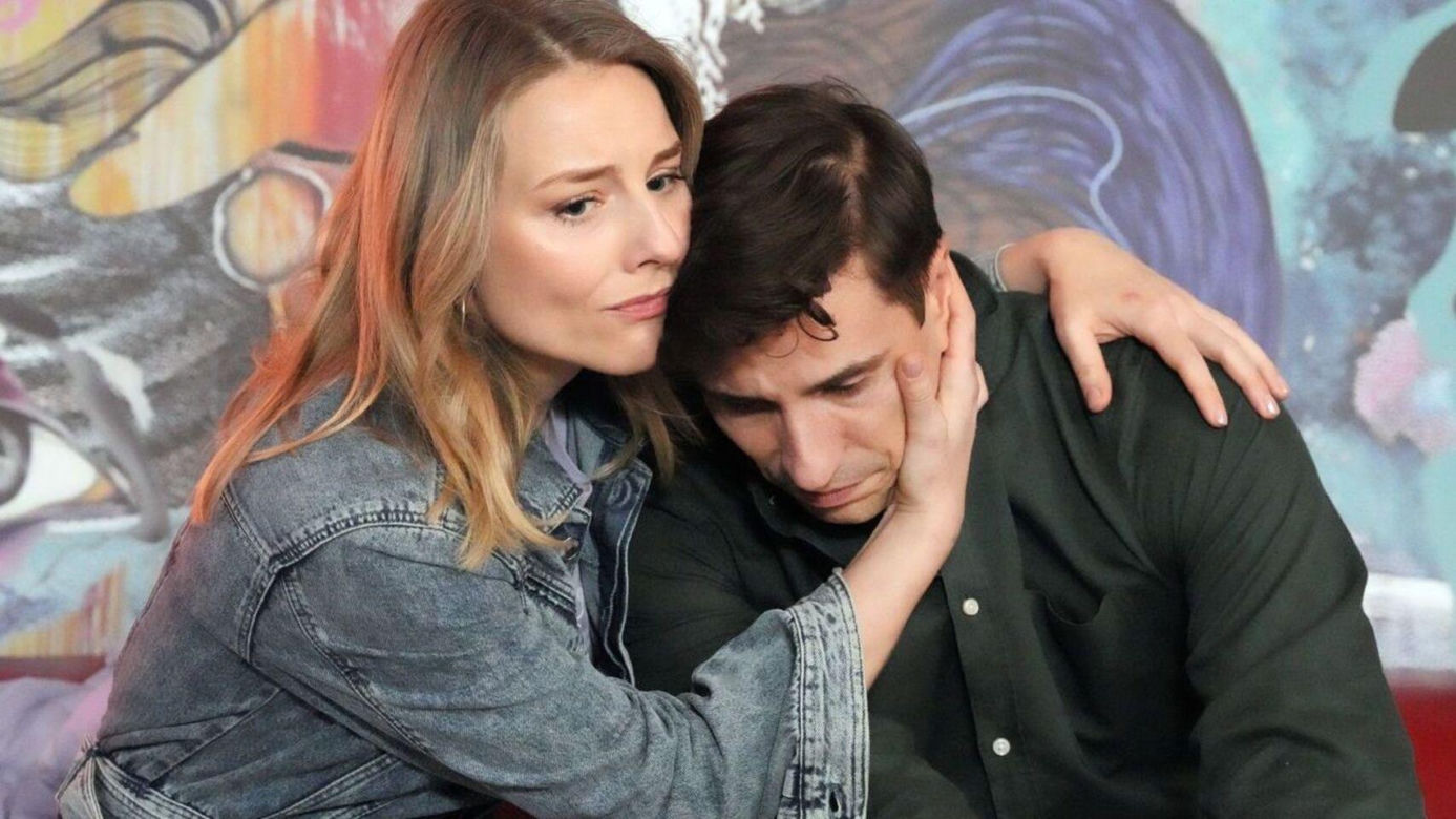 Barwy szczęścia, odc. 3168. Tomasz (Jakub Sokołowski), Grażyna (Kinga Suchan)