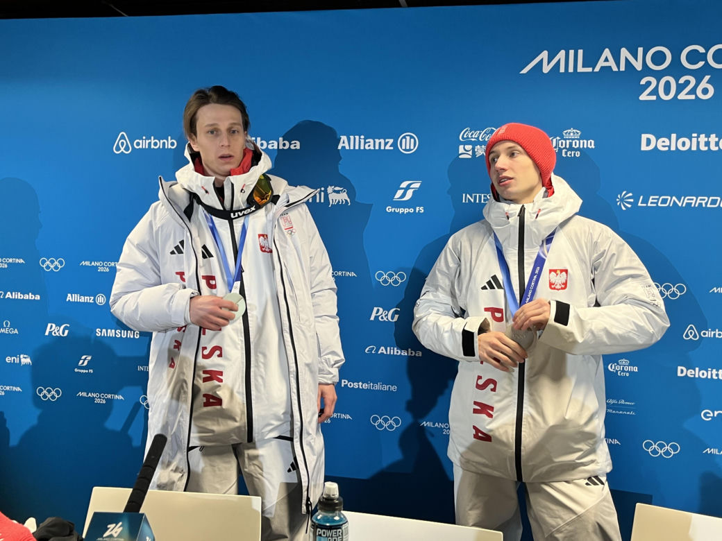 Kacper Tomasiak i Paweł Wąsek z medalami olimpijskimi
