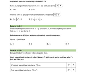 Egzamin ósmoklasisty 2026 matematyka: Arkusze CKE i odpowiedzi - sprawdź, czy zdałeś! 12.05.2026