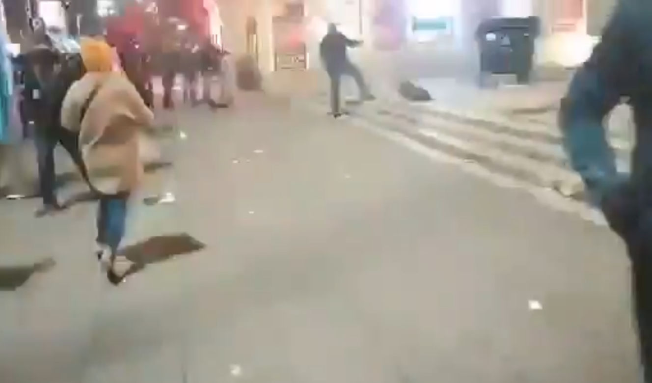Kibole na Strajku kobiet w Warszawie