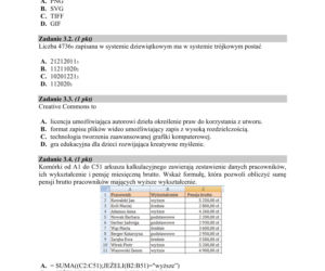 Matura 2019 ARKUSZE CKE z informatyki POZIOM PODSTAWOWY
