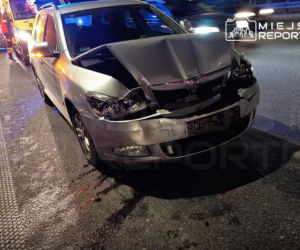 Karambol na S2 po wybuchu agresji drogowej, kierowcy zajeżdżali sobie drogę